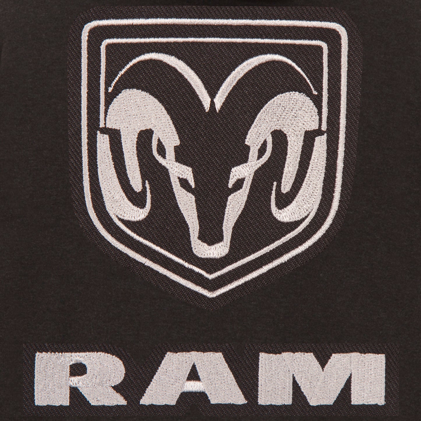 Ram Hooded Reversible Fleece Jacket with Faux Leather Sleeves