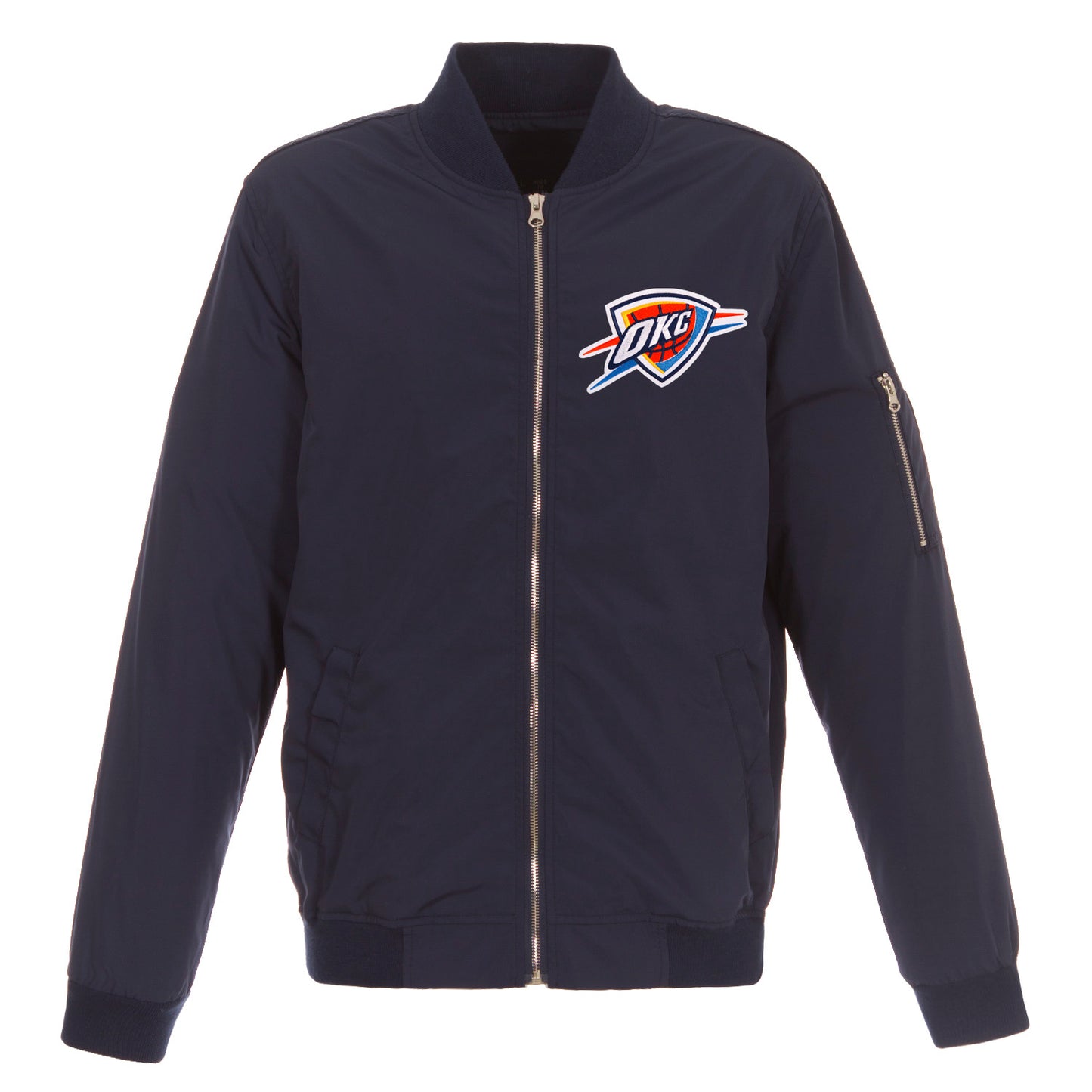 Oklahoma City Thunder Nylon Bomber Jacket