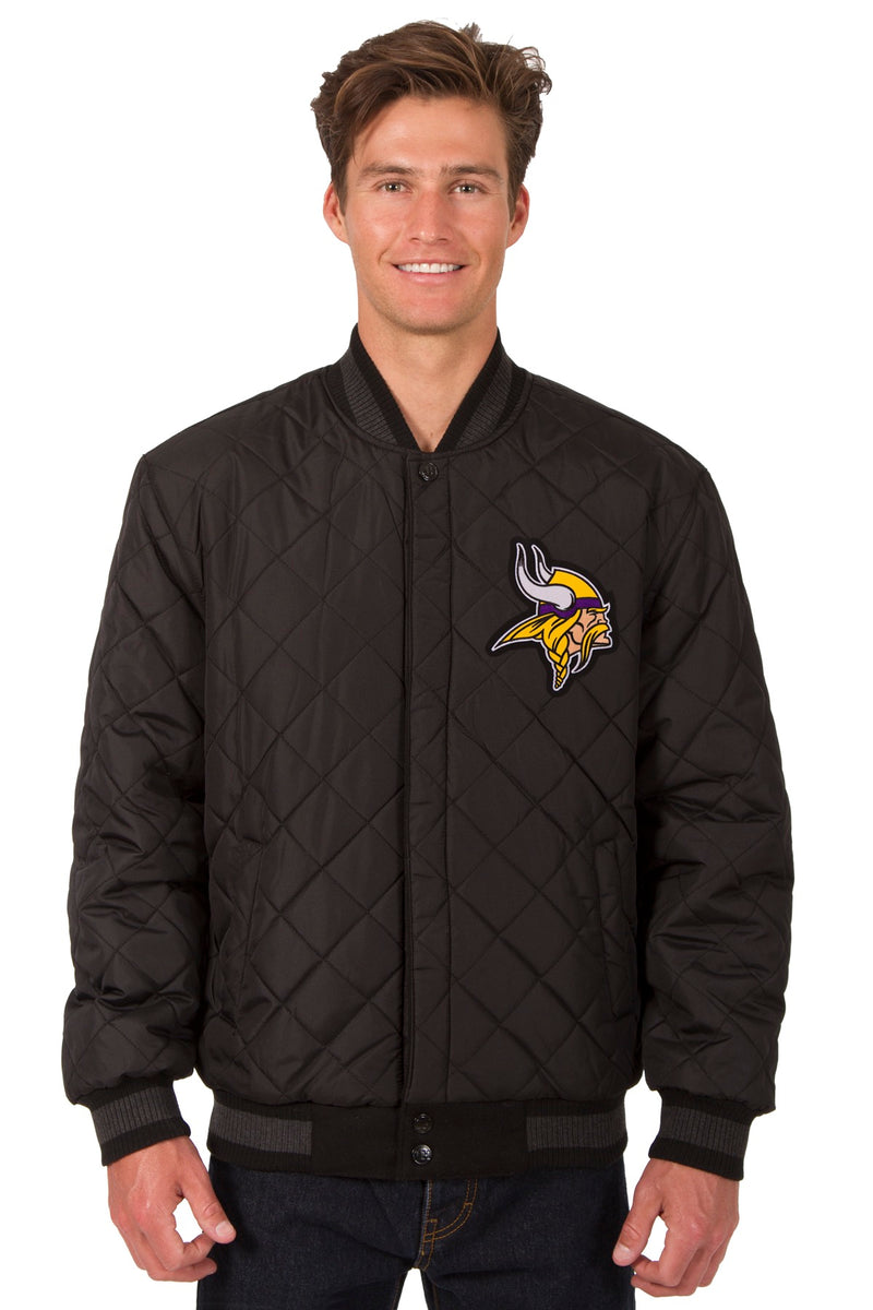 Pittsburgh Steelers JH Design Wool & Leather Reversible Jacket