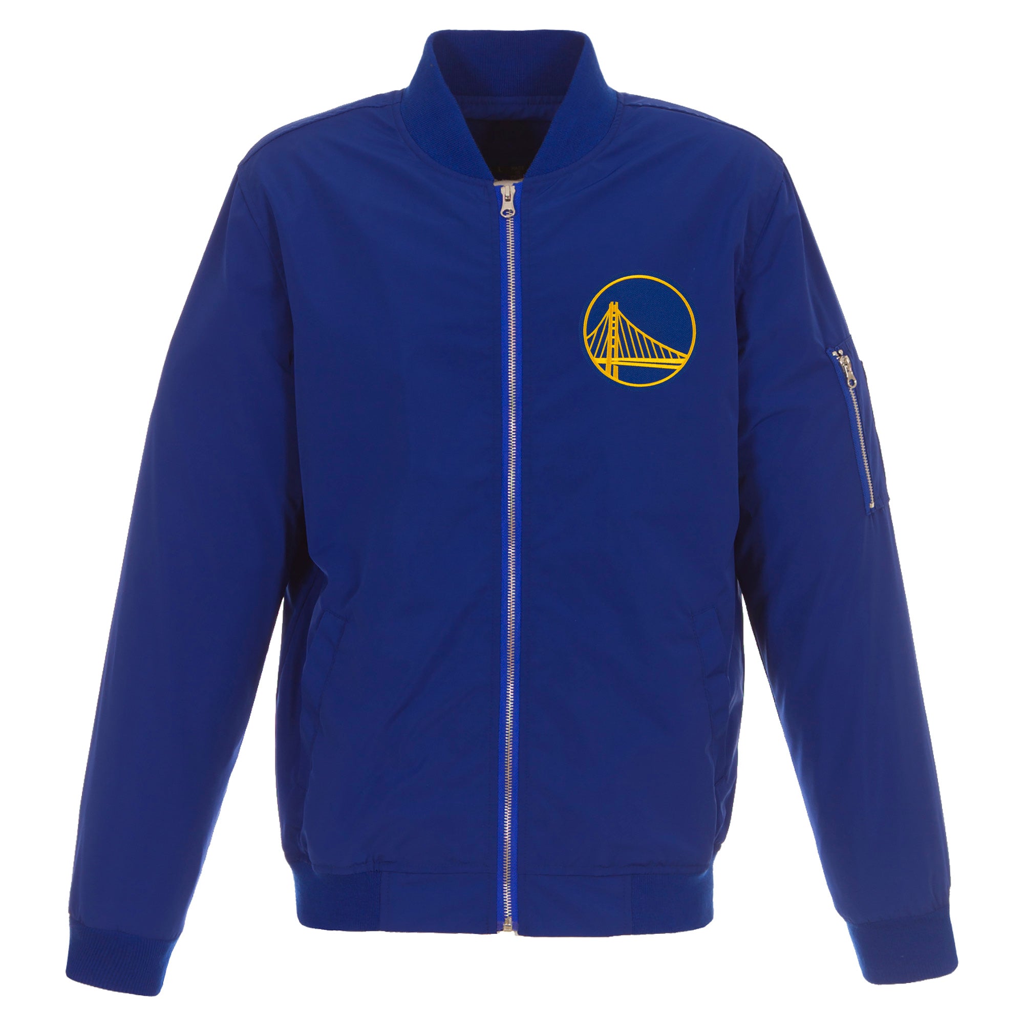 Golden State Warriors Nylon Bomber Jacket – JH Design Group