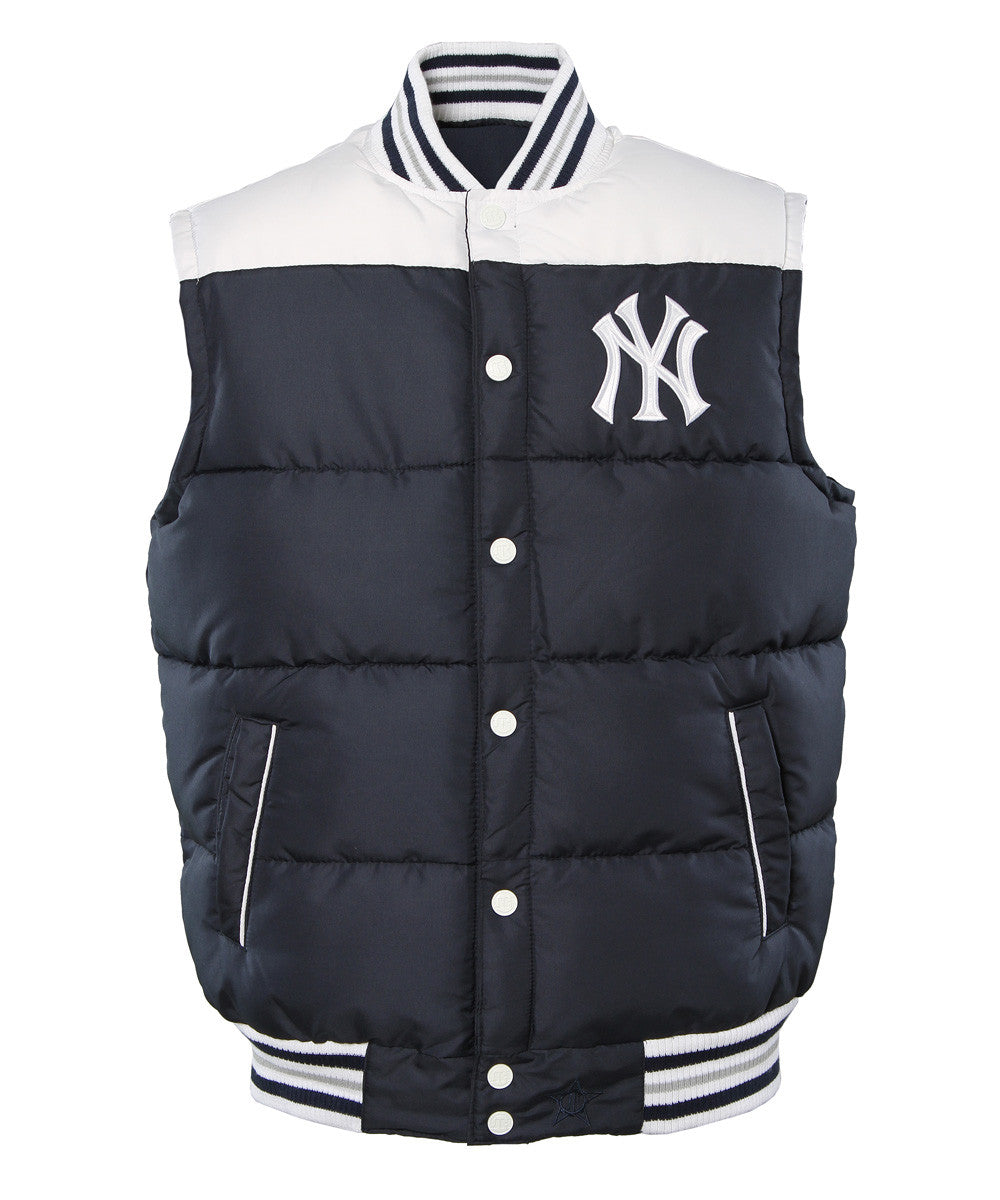 New York Yankees Ripstop Nylon Puffer Vest – JH Design Group