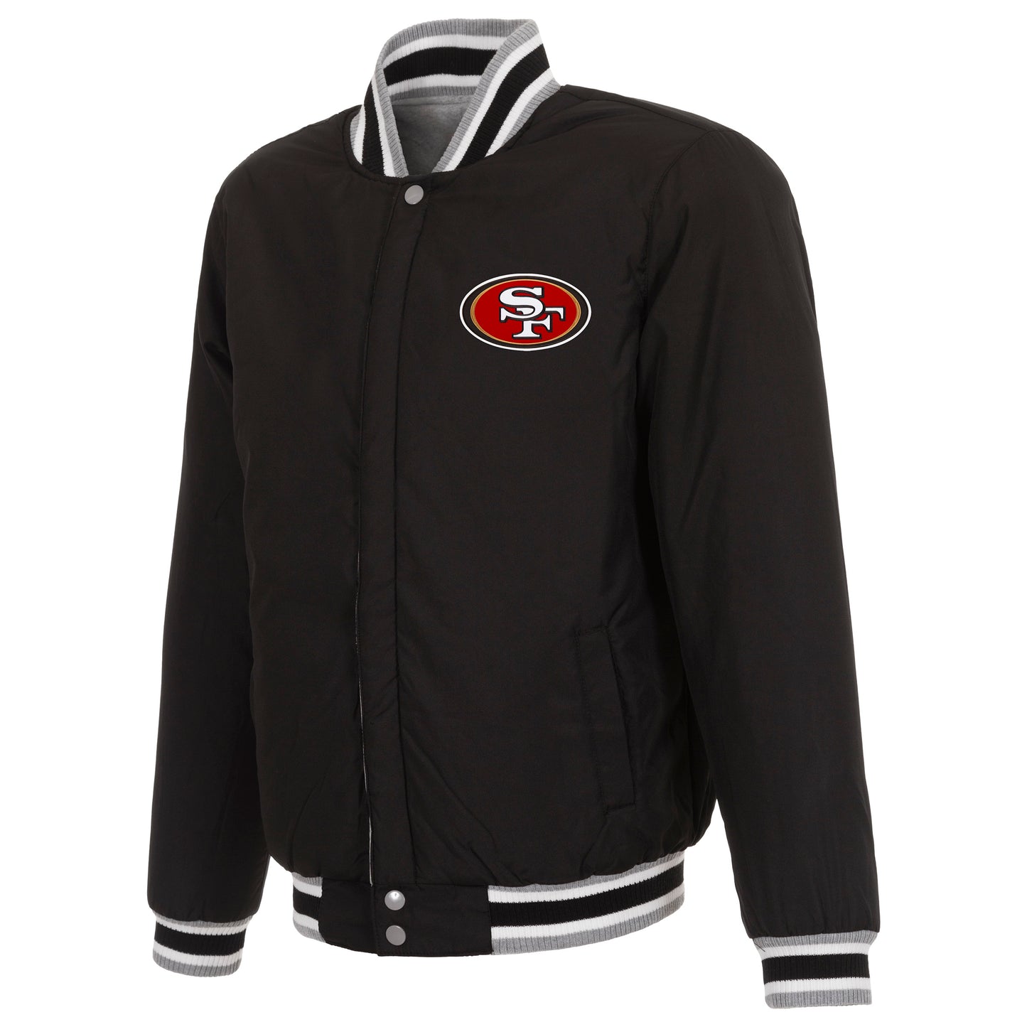San Francisco 49ers Reversible Two-Tone Fleece Jacket