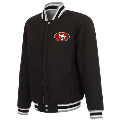San Francisco 49ers Reversible Two-Tone Fleece Jacket