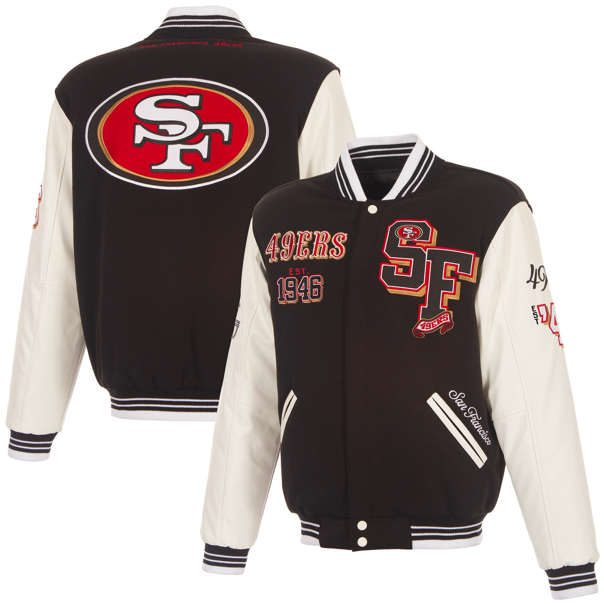 San Francisco 49ers Reversible Varsity Jacket