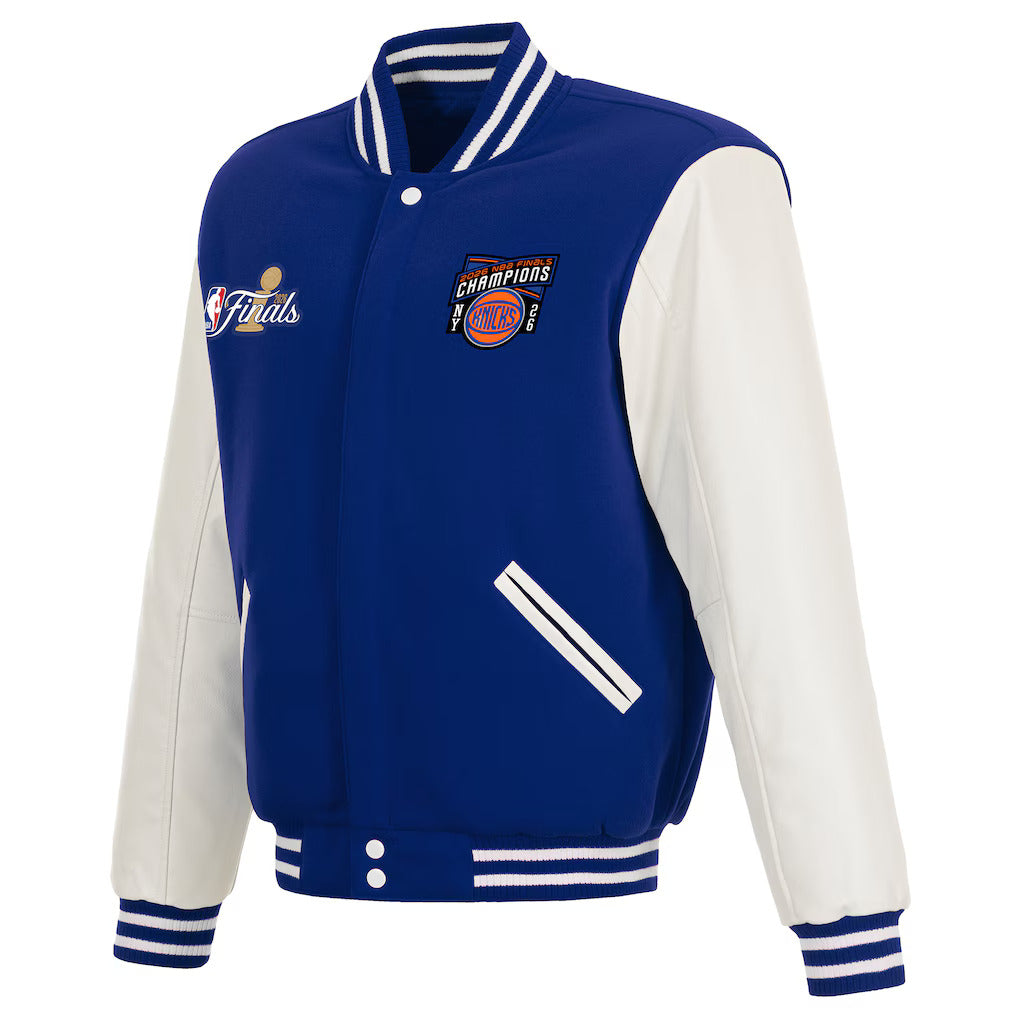 New York Knicks 2026 Championship Reversible Varsity Jacket