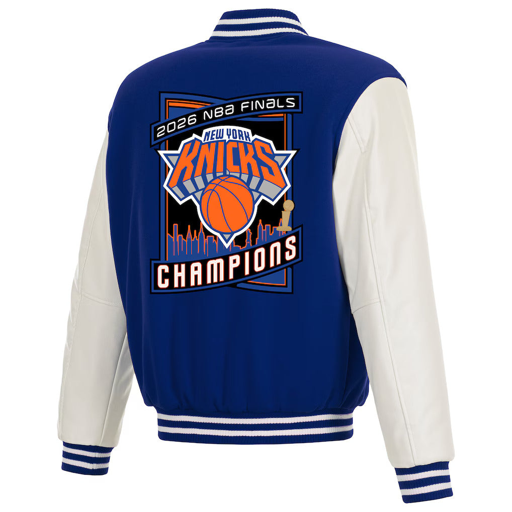 New York Knicks 2026 Championship Reversible Varsity Jacket