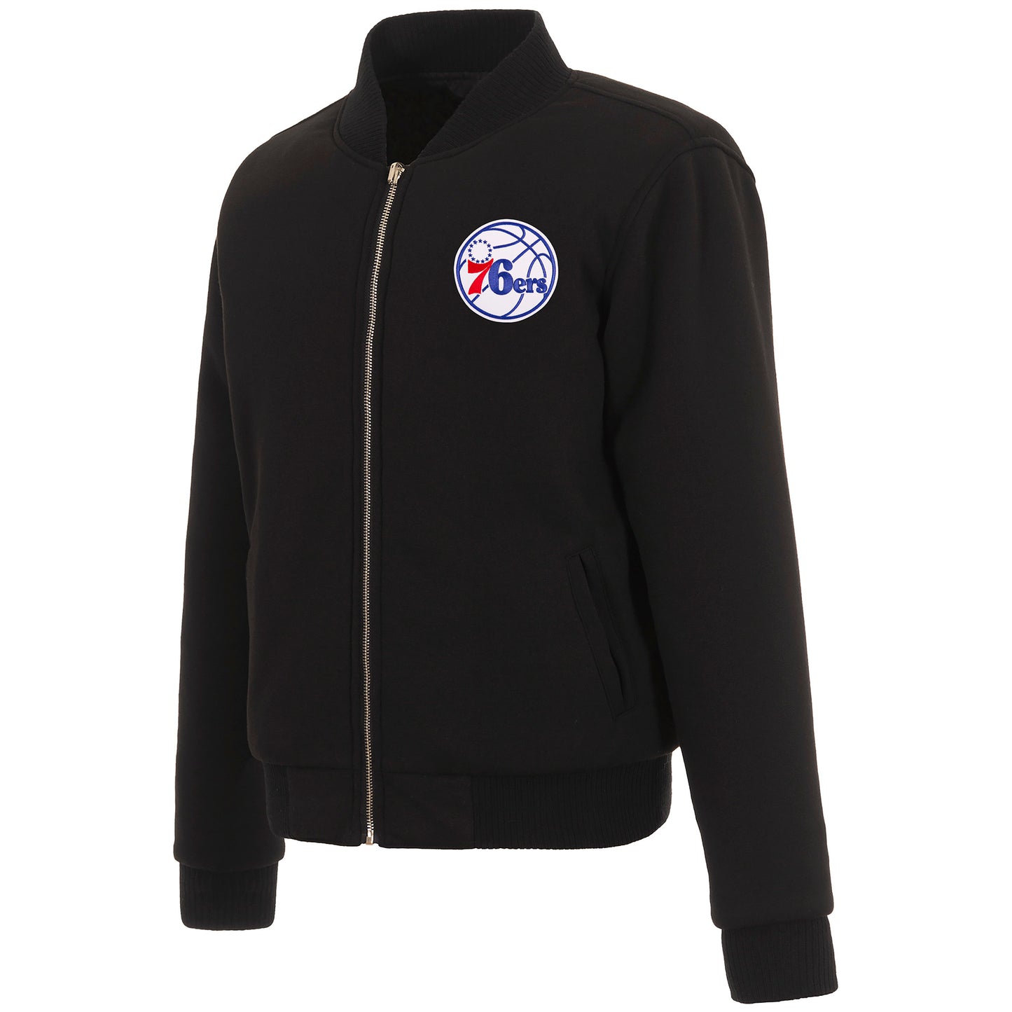 Philadelphia 76ers Ladies Reversible Fleece Jacket