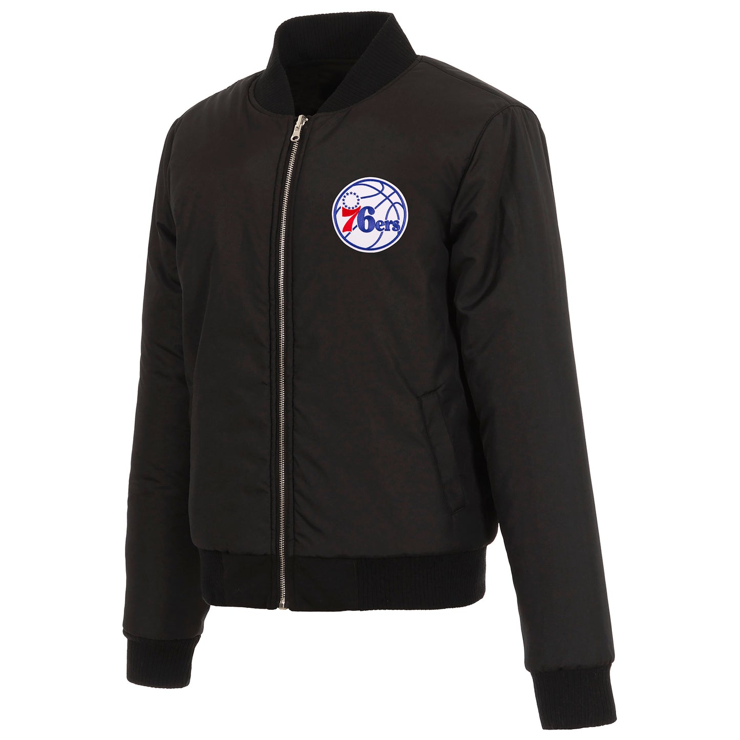 Philadelphia 76ers Ladies Reversible Fleece Jacket