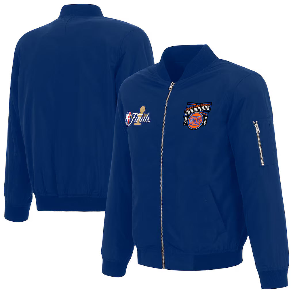 New York Knicks 2026 Championship Nylon Bomber Jacket