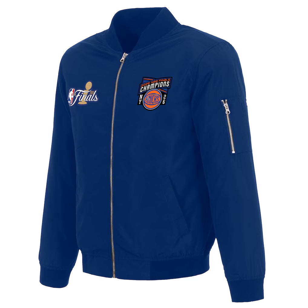 New York Knicks 2026 Championship Nylon Bomber Jacket