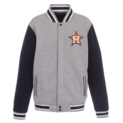 Houston Astros Reversible Two-Tone Fleece Jacket