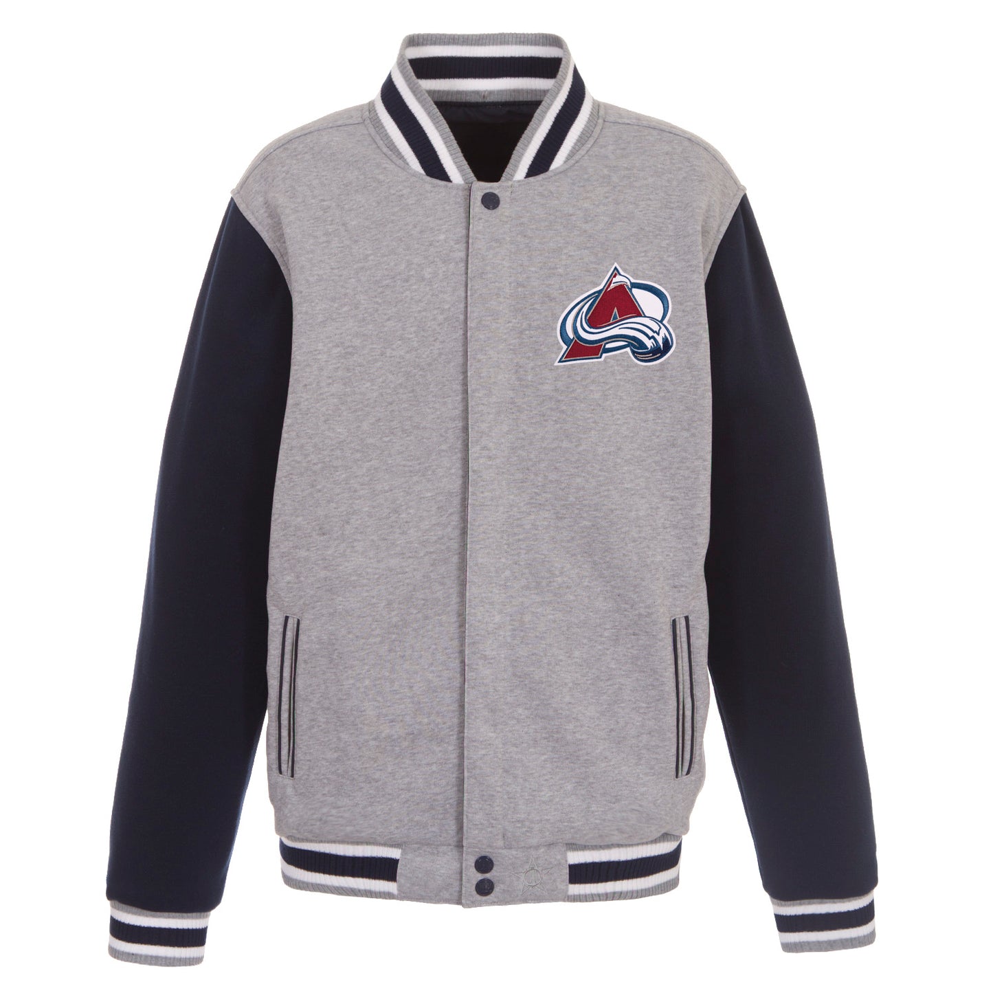 Colorado Avalanche  Reversible Two-Tone Fleece Jacket