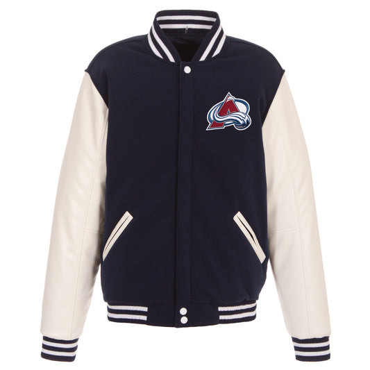 Colorado Avalanche  Reversible Varsity Jacket