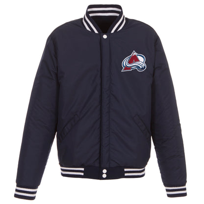 Colorado Avalanche  Reversible Varsity Jacket