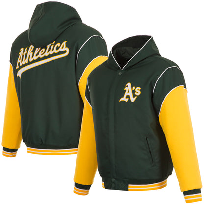 Athletics Reversible Poly-Twill Hooded Jacket