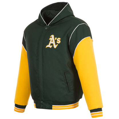 Athletics Reversible Poly-Twill Hooded Jacket