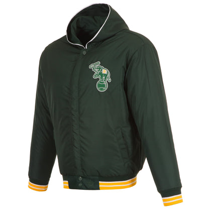 Athletics Reversible Poly-Twill Hooded Jacket