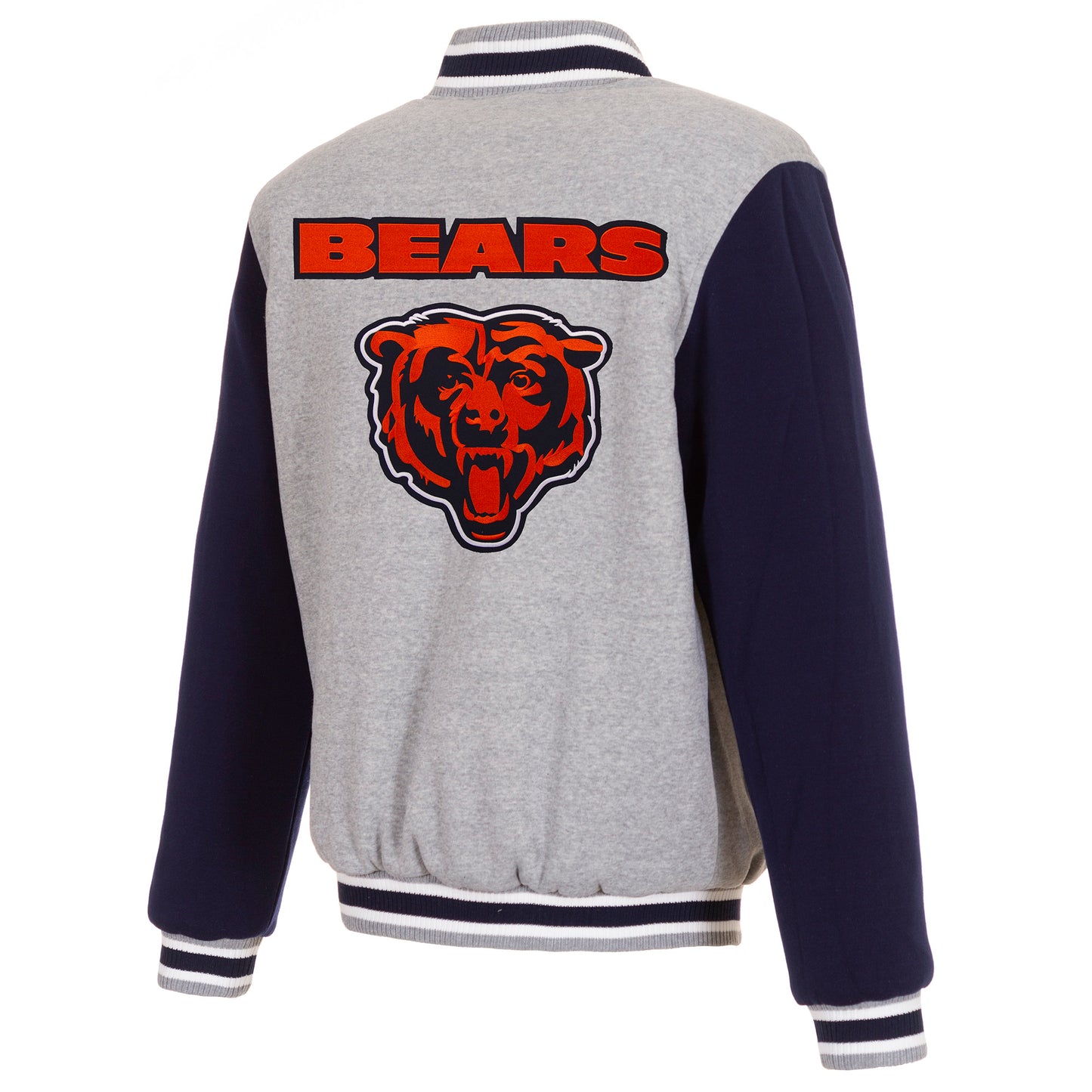 Chicago Bears Reversible Two-Tone Fleece Jacket