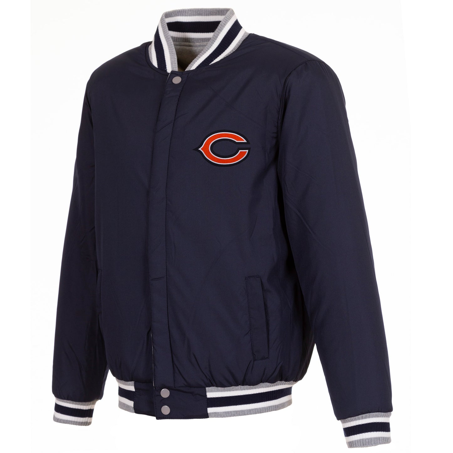 Chicago Bears Reversible Two-Tone Fleece Jacket