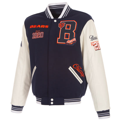 Chicago Bears Reversibile Varsity Fleece Jacket
