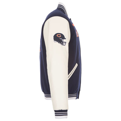 Chicago Bears Reversibile Varsity Fleece Jacket