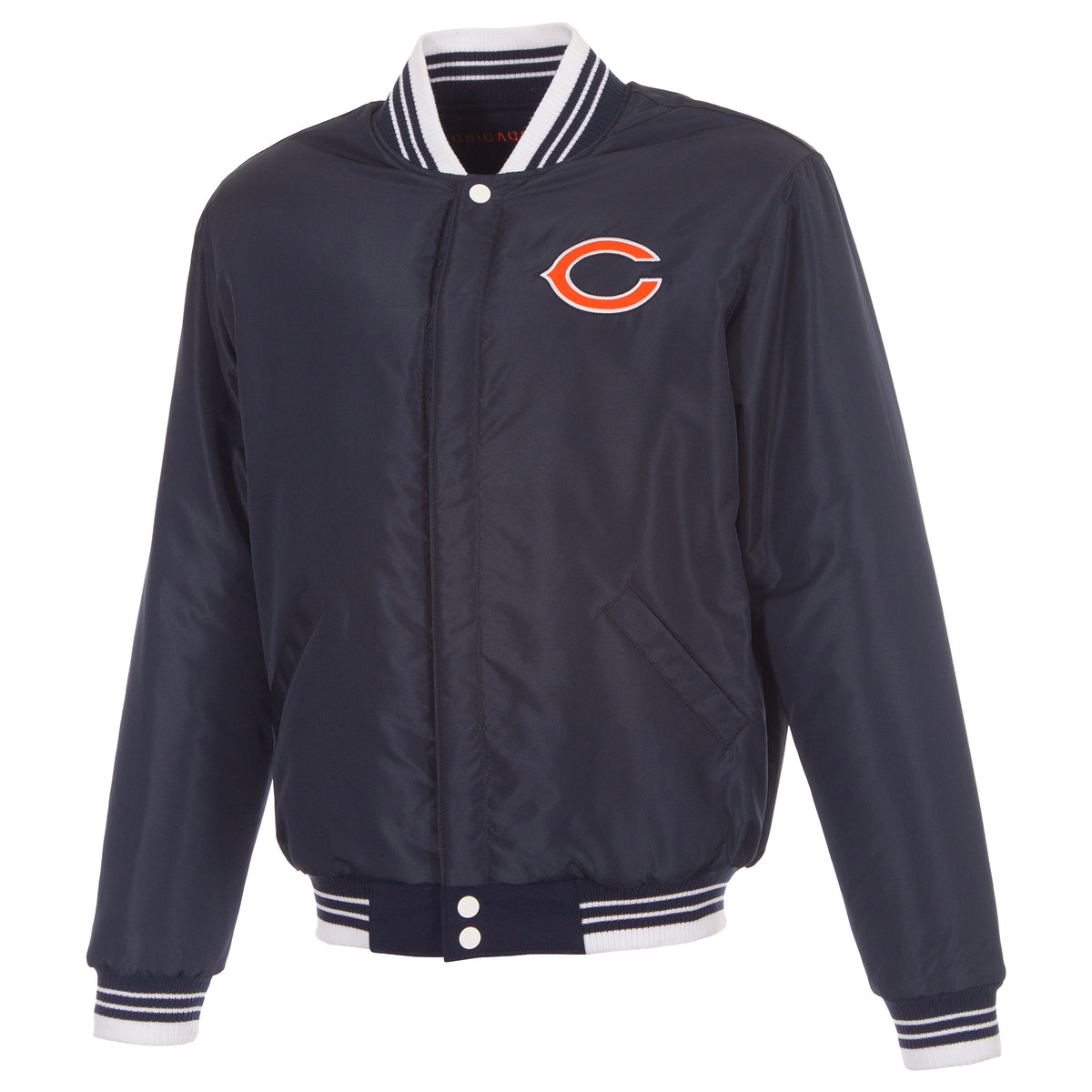 Chicago Bears Reversibile Varsity Fleece Jacket