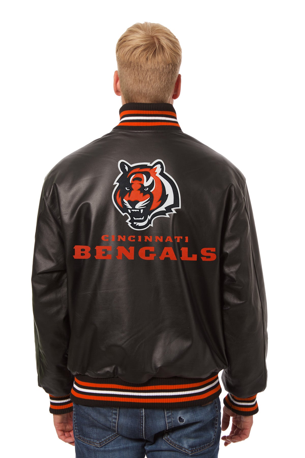 Cincinnati Bengals Full Leather Jacket