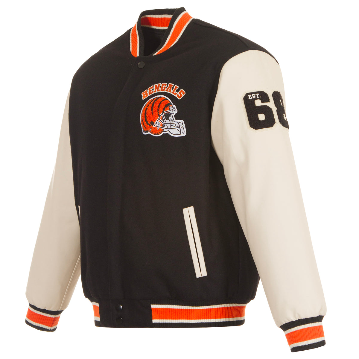 Cincinnati Bengals Reversible Wool Varsity Jacket
