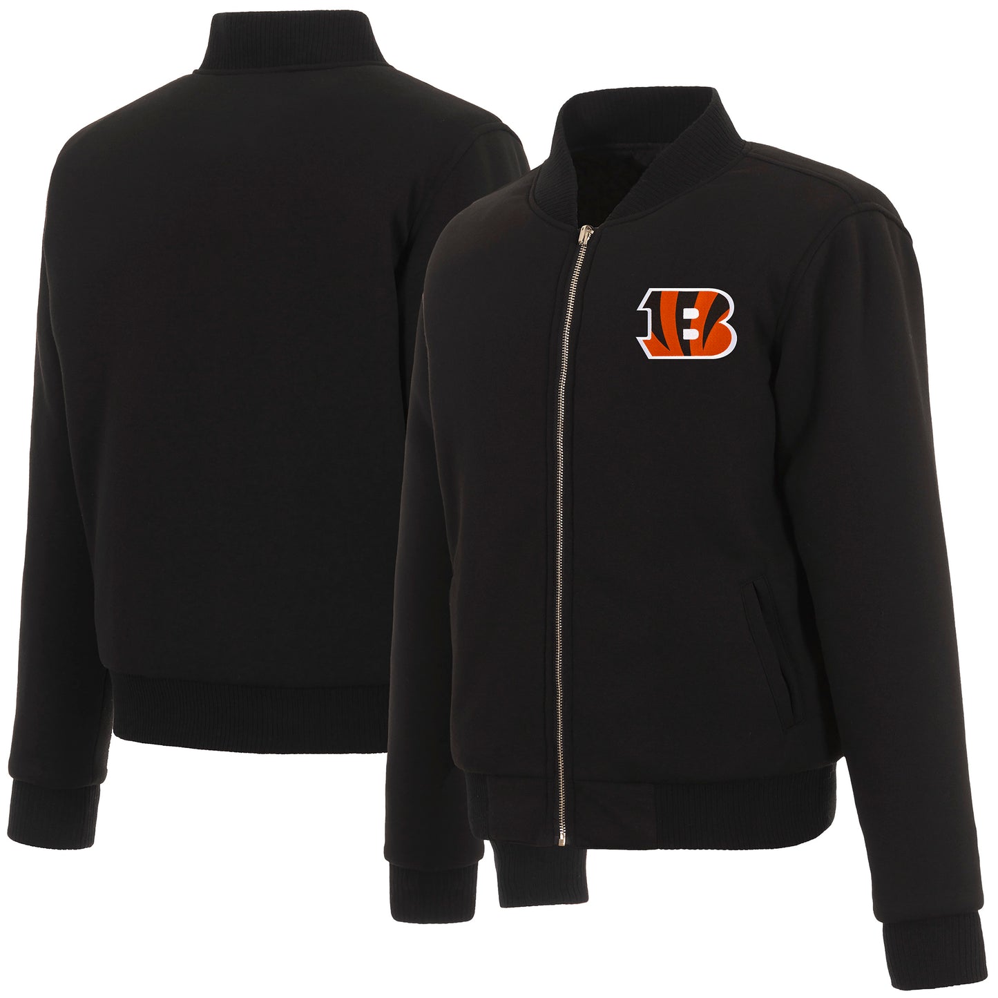Cincinnati Bengals Ladies Reversible Fleece Jacket