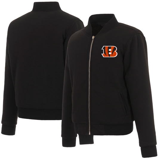 Cincinnati Bengals Ladies Reversible Fleece Jacket