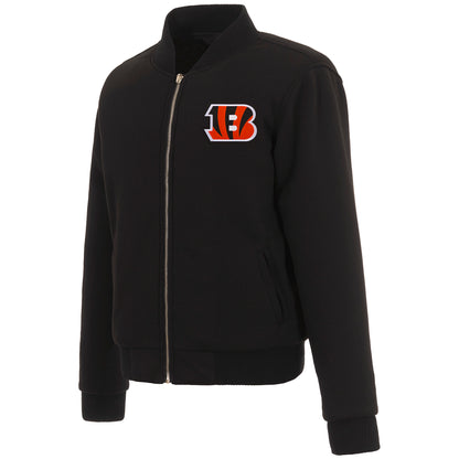 Cincinnati Bengals Ladies Reversible Fleece Jacket