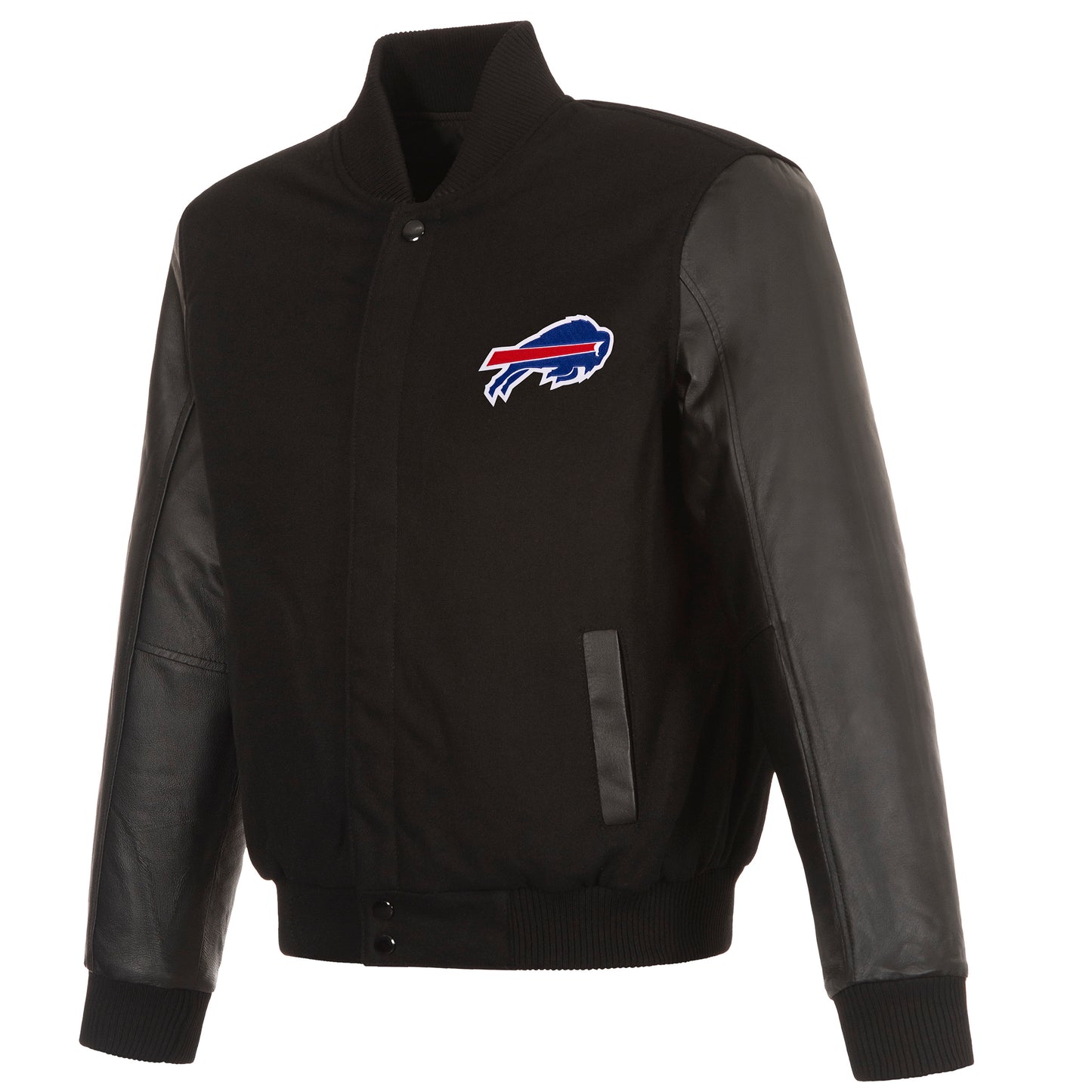 Buffalo Bills Reversible Wool and Leather Jacket