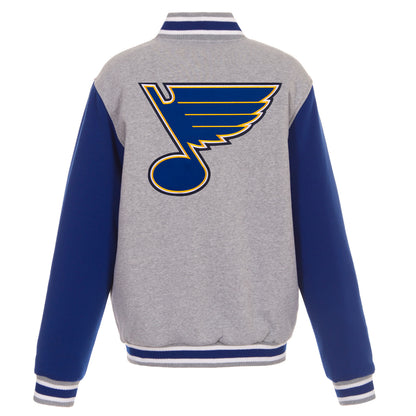 St. Louis Blues Reversible Two-Tone Fleece Jacket