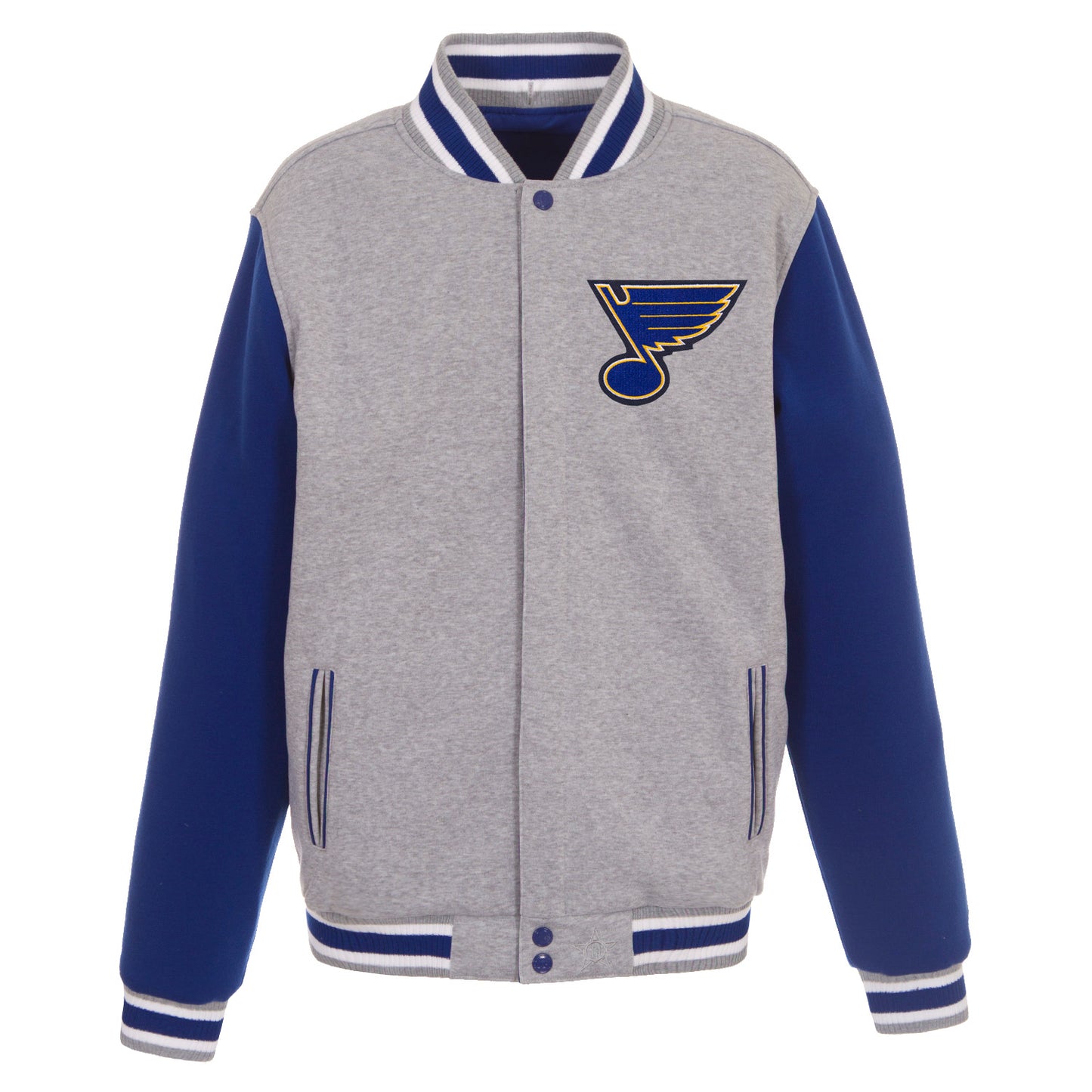 St. Louis Blues Reversible Two-Tone Fleece Jacket