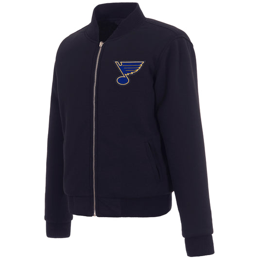 St. Louis Blues Ladies Reversible Fleece Jacket