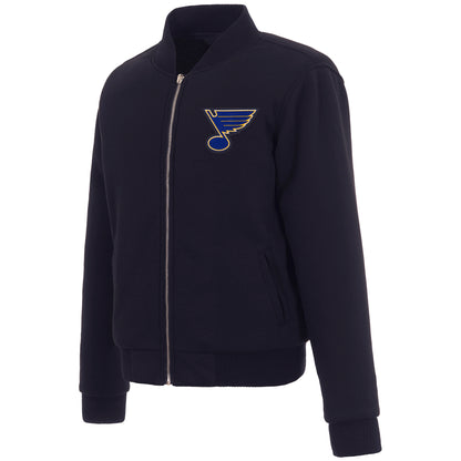 St. Louis Blues Ladies Reversible Fleece Jacket