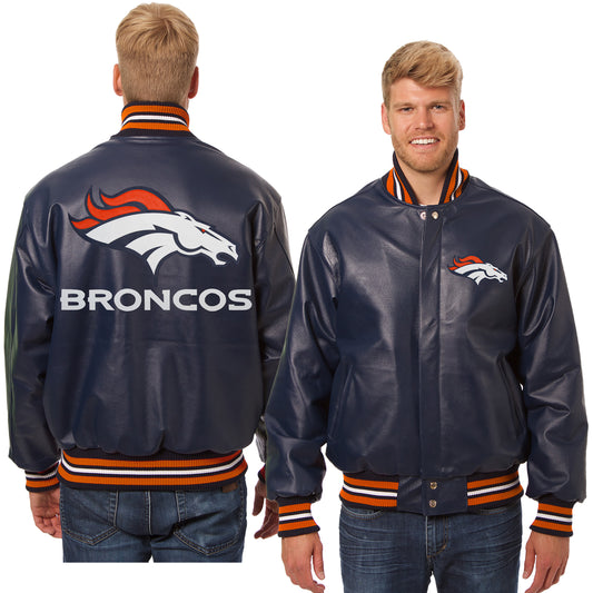 Denver Broncos Full Leather Jacket