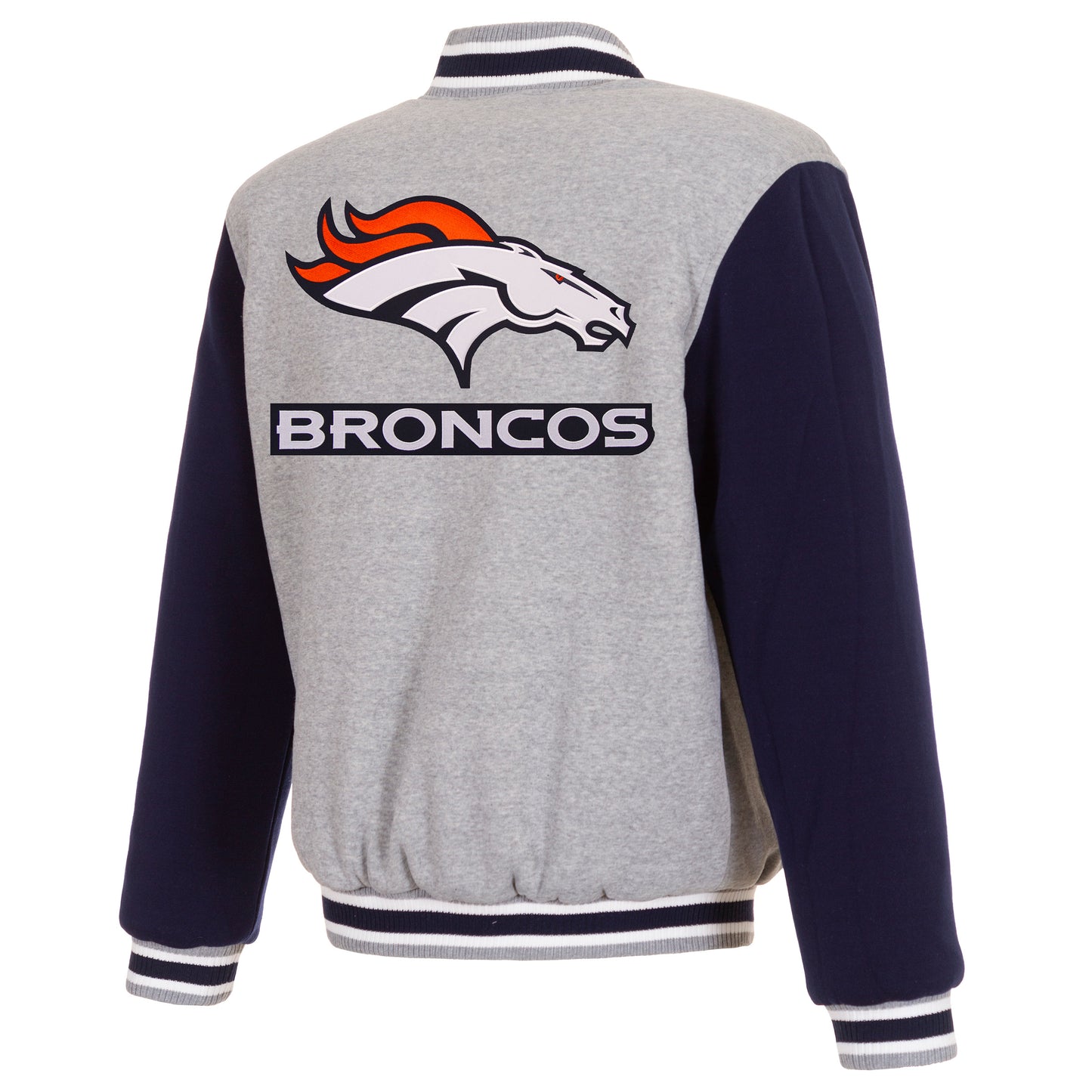 Denver Broncos Two-Tone Reversible Fleece Jacket