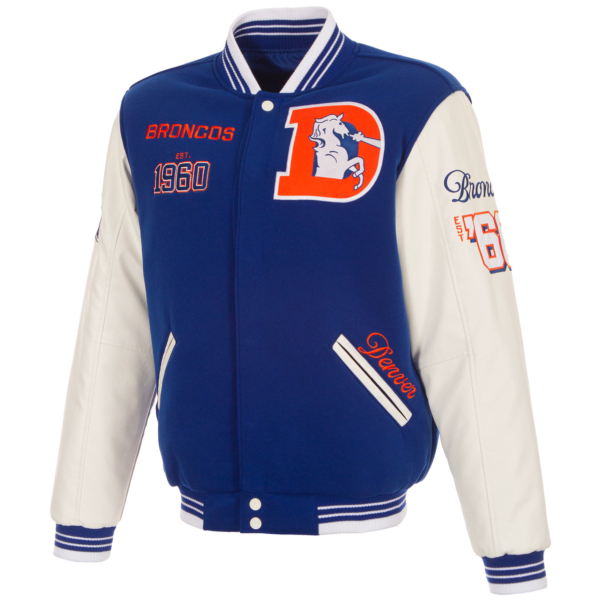 Denver Broncos Reversible Varsity Jacket