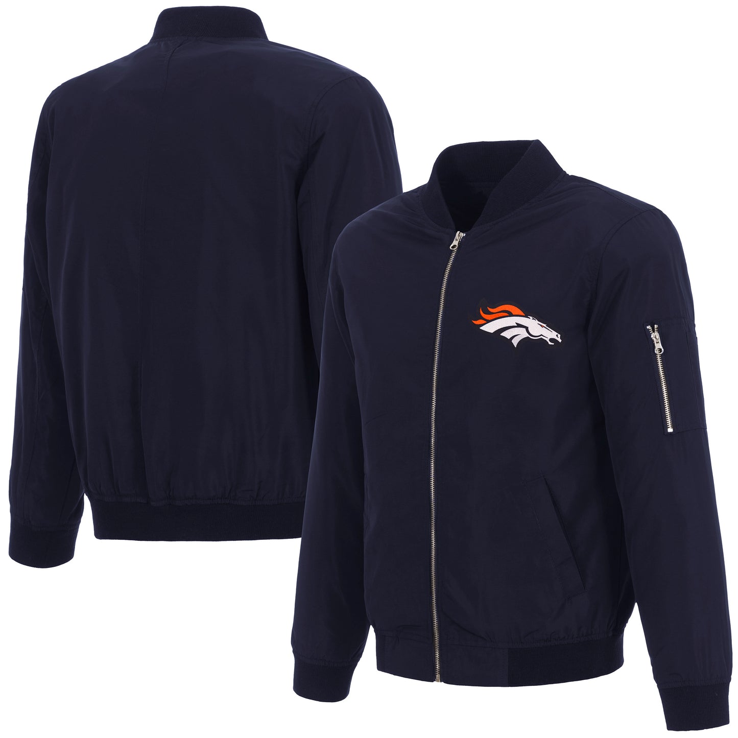 Denver Broncos Nylon Bomber Jacket