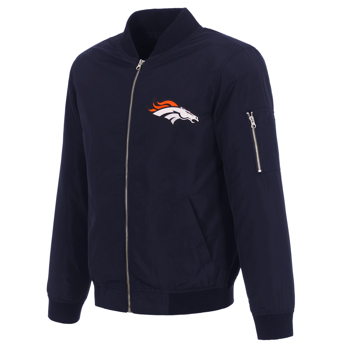 Denver Broncos Nylon Bomber Jacket