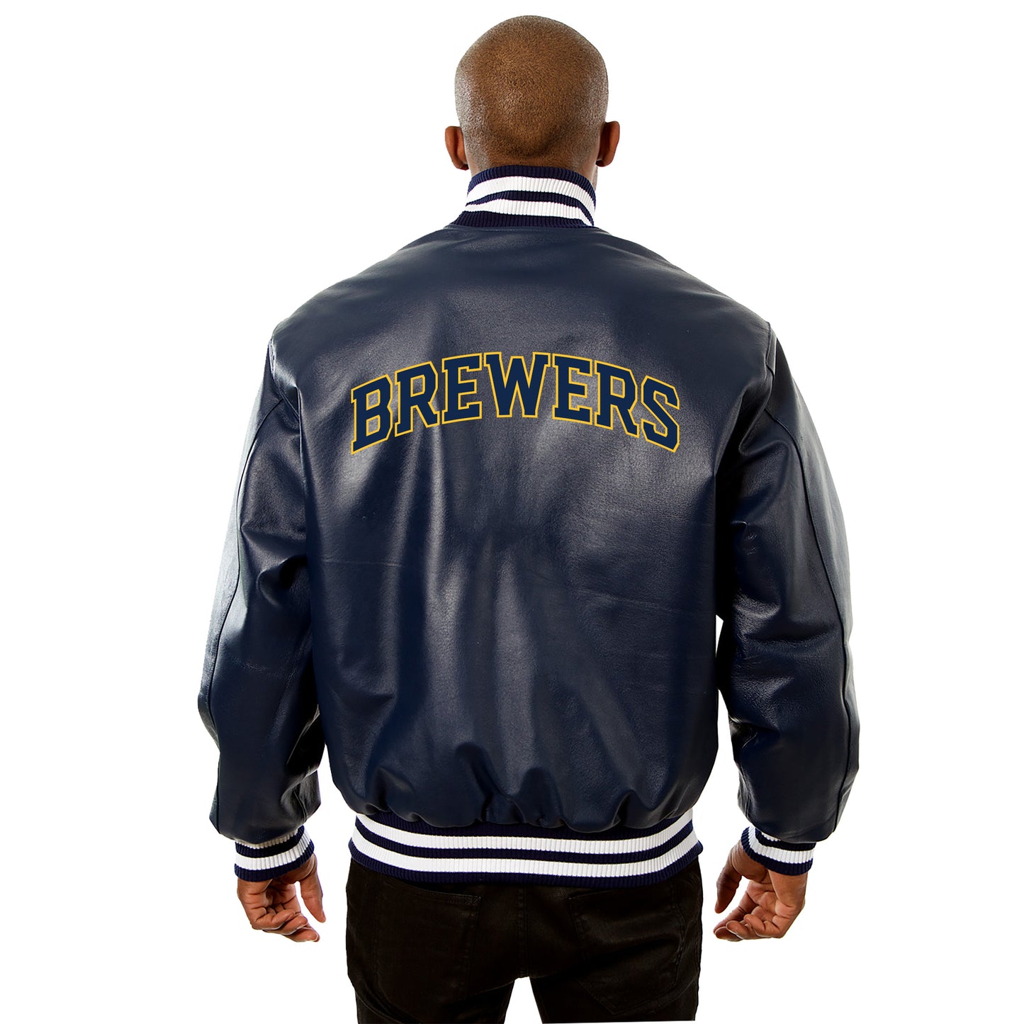 Milwaukee Brewers Full Leather Jacket