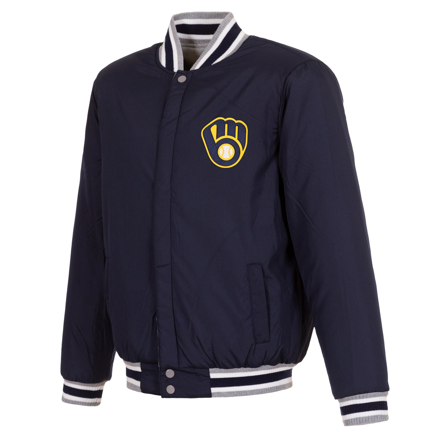 Milwaukee Brewers Reversible Fleece Jacket