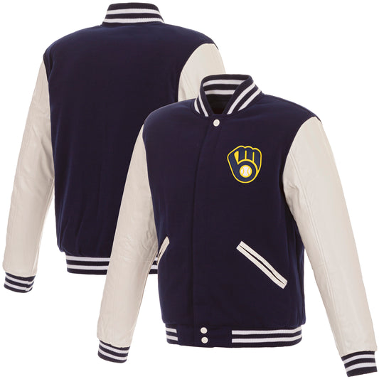 Milwaukee Brewers Reversible Varsity Jacket