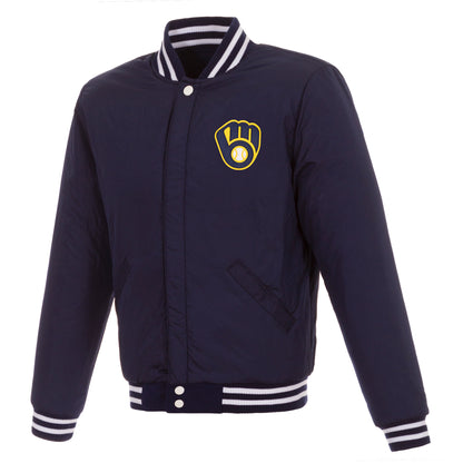 Milwaukee Brewers Reversible Varsity Jacket