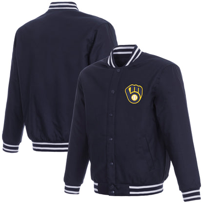 Milwaukee Brewers Poly-Twill Jacket