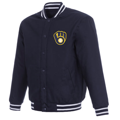 Milwaukee Brewers Poly-Twill Jacket