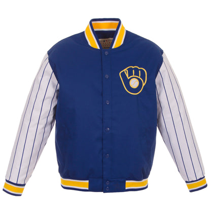 Milwaukee Brewers Poly-Twill Jacket