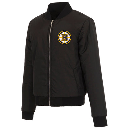 Boston Bruins Ladies Reversible Fleece Jacket