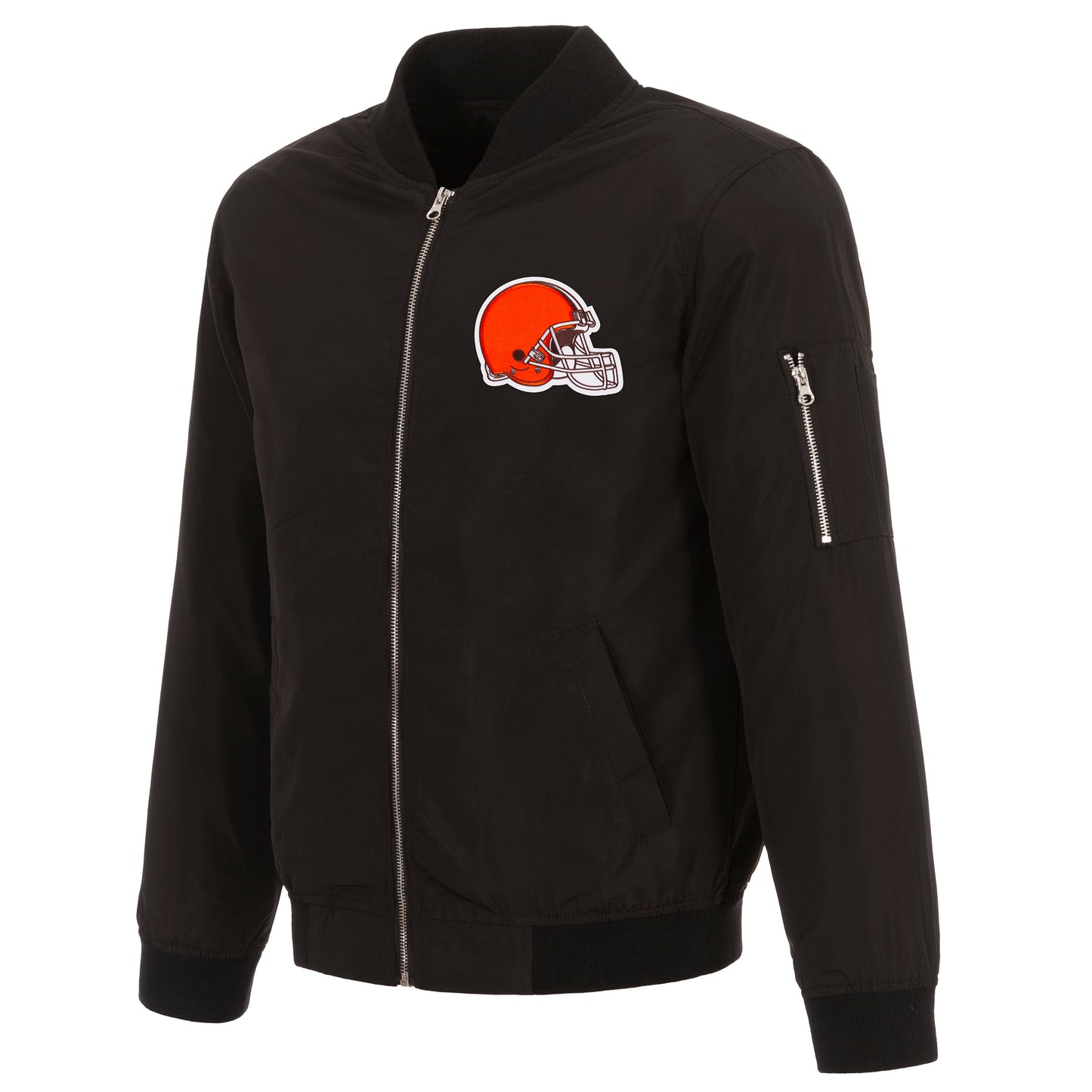 Cleveland Browns Nylon Bomber Jacket